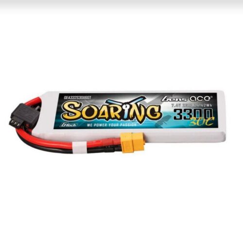Gens ace Soaring G-Tech LiPo - 2S 3300mAh 7,4V 2S1P (30C) XT60 Plug