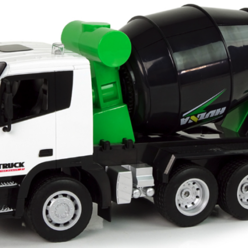 RC Auto Huina Miešačka betónu na diaľkové ovládanie 1:18 2.4Ghz s otáčaním