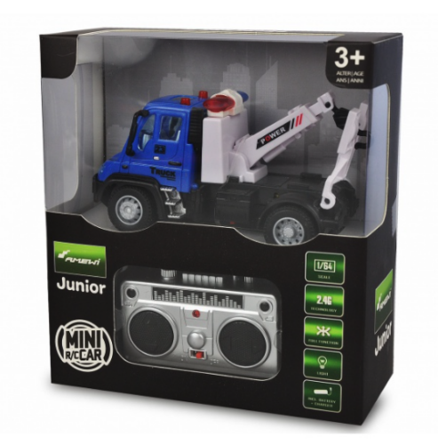 RC Mini Truck AMEWI odťahovka 1:64 modrá