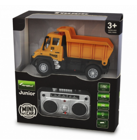 RC Mini Truck AMEWI sklápač 1:64 oranžová